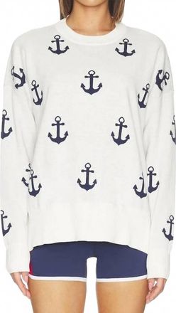 Beach Riot Womens Callie Sweater In Anchors