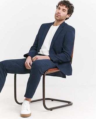 Jacamo Regular Fit Linen Blend Suit Jacket