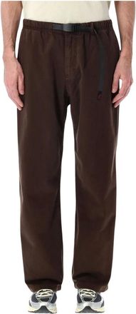 Gramicci Straight Trousers, male, Brown, Size: L G Pant