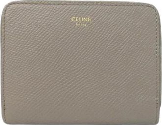 Celine Pre-owned Calf Coin Case - Dames - Vintage Accessoires - Beige - ONE Size - Leer - Vintage