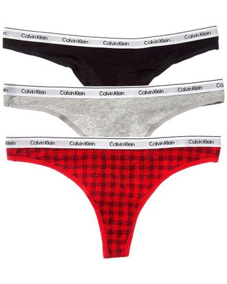 Calvin Klein 3Pk Modern Logo Thong