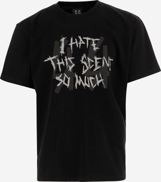 44 Label Group bedrucktes Baumwoll-T-Shirt