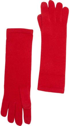 Sofiacashmere Screen Knit Cashmere Gloves in Red at Nordstrom Rack