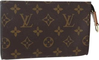 Louis Vuitton Pre-owned Clutches, female, Brown, Size: ONE SIZE Pre-owned Canvas Clutch