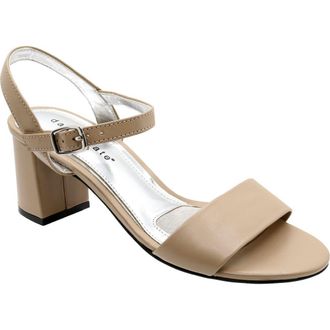 David Tate Ageless Ankle Strap Sandal in Warm Taupe at Nordstrom Rack, Size 8.5