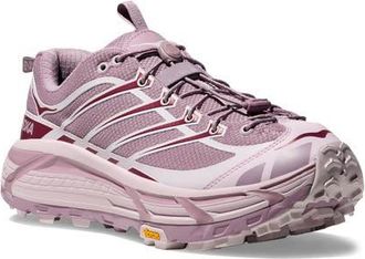 Hoka One One Gender Inclusive Mafate Three2 Sneaker in Fragrant Lilac /Stone Fruit at Nordstrom, Size 10.5