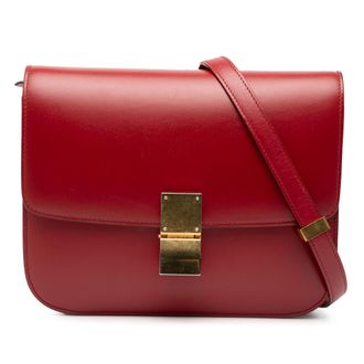 Celine Tweedehands Medium Kalfsleer Classic Box