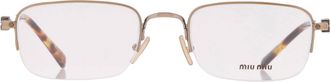 Miu Miu Demo Rectangular Ladies Eyeglasses MU 52WV 26C1O1 53