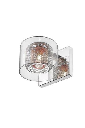 Netlighting Laure 1 Light Chrome Wall Light