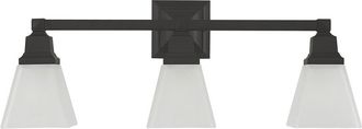 Livex Lighting Livex Mission 3-Light Bronze Bath-Light