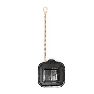 Bally Airpods-hoesje met logo-print - Dames - Accessoires - Zwart - Maat: ONE Size Leer