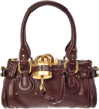 Chlo&eacute; Paddington Small Leather Shoulder Bag