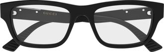 Gucci Glasses, unisex, Black, Size: 55 MM Optical Frame