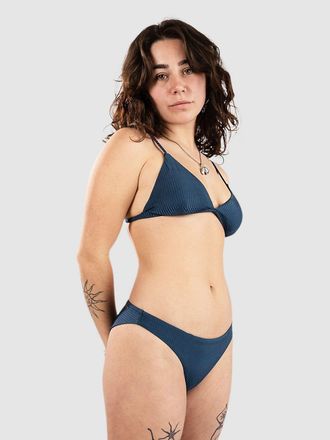 Rip Curl Modern Rib Fixed Tri Bikini Top blau