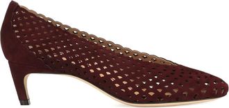 Sergio Rossi 50mm leren pumps - Rood