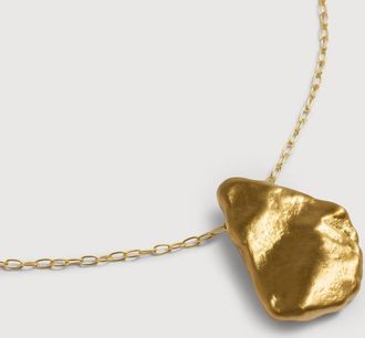 Monica Vinader Gold Fragments Bold Chain Necklace