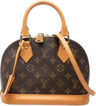 Louis Vuitton Pre-owned Alma BB - Dames - Vintage Mini Tas - Bruin - ONE Size - Leer - Vintage