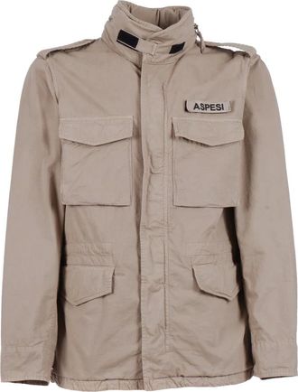 Aspesi Light Jackets, female, Beige, Size: S Giubbotto