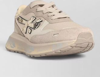 Premiata leather low-top sneakers