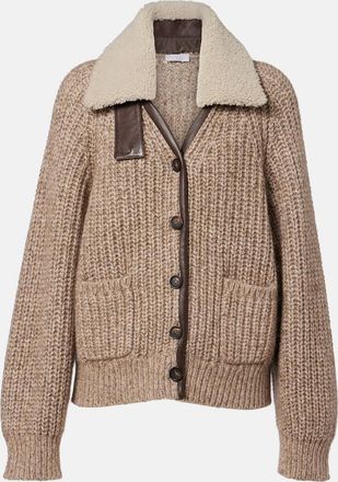 Brunello Cucinelli Cashmere, mohair, and wool-blend jacket