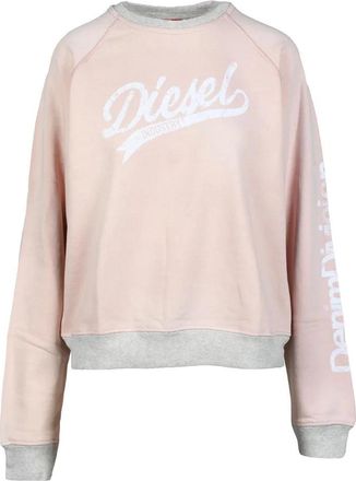 Diesel Womens Sweatshirt - Pink/Grey