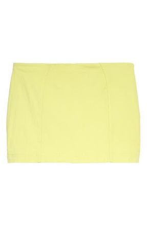 House of CB Nisha Sculpting Miniskirt in Neon at Nordstrom, Size X-Small
