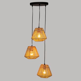 Atmosphera L&aacute;mpara Colgante Jily - Cuerda D. 20 Cm - Atmosphera Cr&eacute;ateur DInt&eacute;rieur
