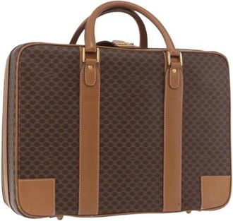 Celine Pre-owned Vintage Trunk Bag - Dames - Vintage Tassen - Bruin - ONE Size - Leer - Vintage