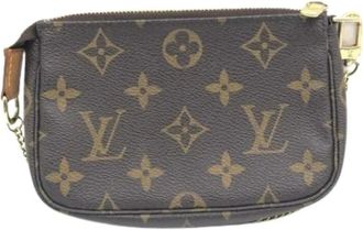 Louis Vuitton Pre-owned Pochette - Dames - Vintage Mini Tas - Bruin - ONE Size - Vintage