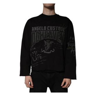 Dolce & Gabbana Heren, Tops, Zwart, Maat: XL Katoen