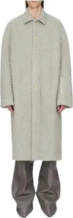 Rick Owens Hombre, Abrigos, Gris, Talla: M