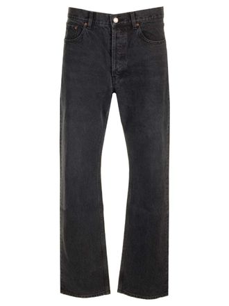 Saint Laurent Straight-Leg Jeans Nero-Uomo