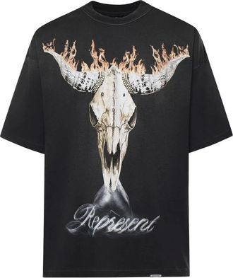Represent British Cowboys T-Shirt - Heren - T-shirts - Zwart - M - Katoen - Tops