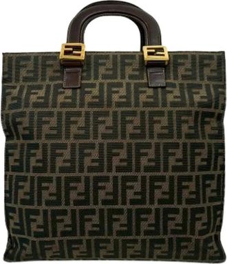 Fendi Pre-owned Tote Bags, female, Brown, Size: ONE SIZE Pre-owned Tote Bag