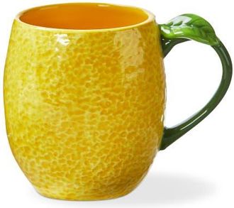 Tag Lemon Sculpted Mug Yellow Multi Earthenware Summer at Nordstrom