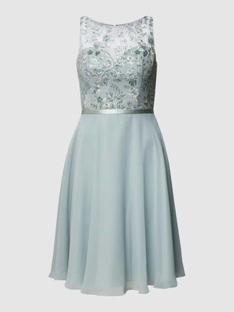 Luxuar Luxuar Cocktailkleid mit Taillenpasse in Mint, Gr&ouml;&szlig;e 40