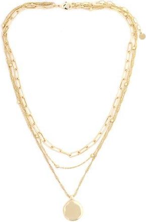 Panacea Layered Chain Necklace in Gold at Nordstrom Rack