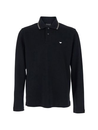 Emporio Armani Logo Cotton Polo Shirt