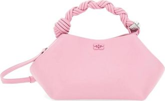 Ganni Mini Bou Braided-handle Shoulder Bag