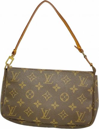 Louis Vuitton Brown Pouch (Pre-Owned)