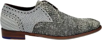 Floris Van Bommel Schoenen, Heren, Grijs, 43 1/2 EU, Leer, De Stapper