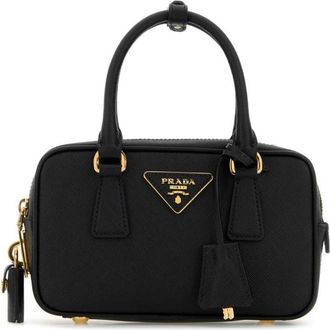 Prada Black Logo Small Satchel