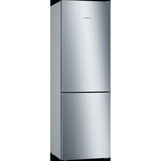 Bosch Serie 6, Combinaci&oacute;n Frigor&iacute;fico-congelador Independiente Con Congelador Inferior, 186 X 60 Cm, Aspecto Acero Inoxidable, Kge36alca