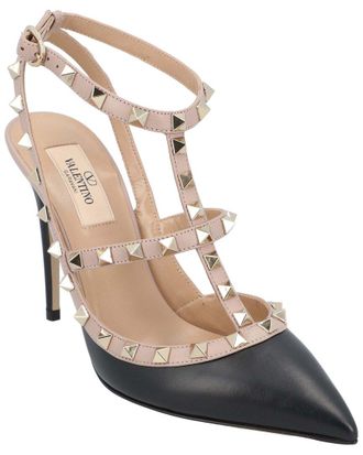 Valentino Womens Calfskin Leather Rockstud Pump, Never Worn (Authentic Pre- Loved)