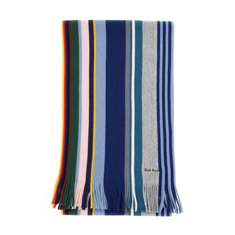 Paul Smith Winter Scarves, male, Multicolor, Size: ONE SIZE Signature Stripe Scarf