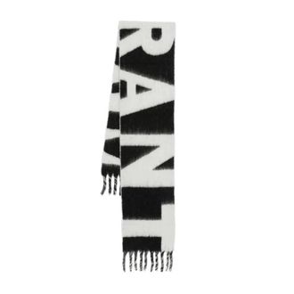 Isabel Marant Elegant Ecru/Black Sjaal - Dames - Wintersjaals - Beige - ONE Size - Accessoires