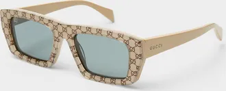 Gucci Logo square sunglasses
