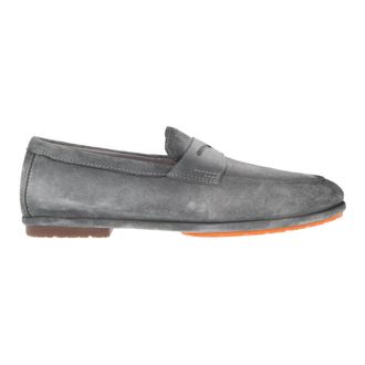 Santoni Loafers, male, Green, Size: 9 1/2 US Carlo Driver