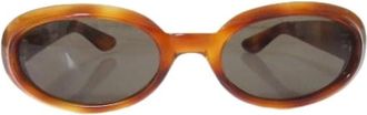 Gucci Pre-owned Accessories, female, Brown, Size: ONE SIZE Pre-owned Gg2419 Sunglasses