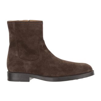 Tod's Suede Ankle Boots - male - Tods - Ankle Boots - Brown - 9 1/2 UK - Shoes